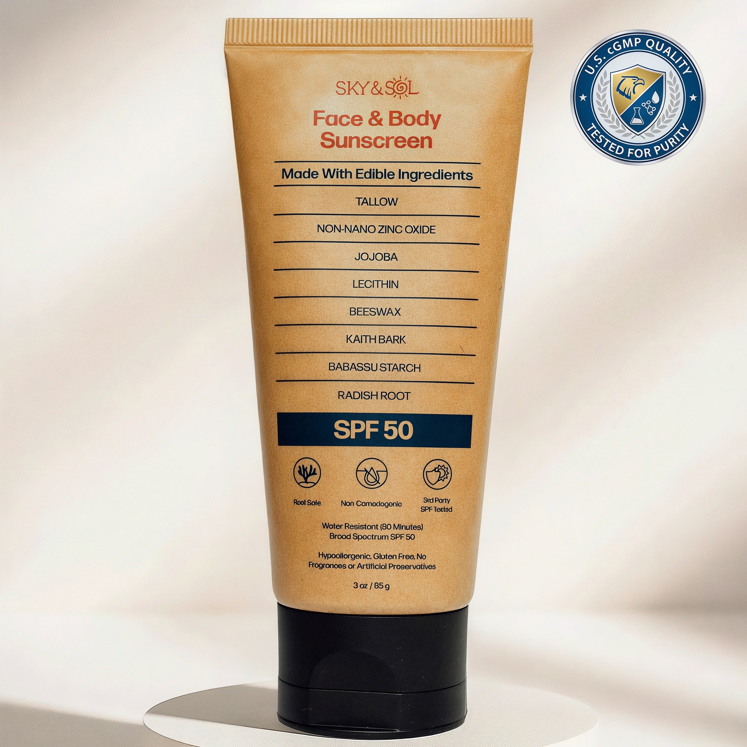 Sky and Sol Face & Body Sunscreen   SPF 30/50