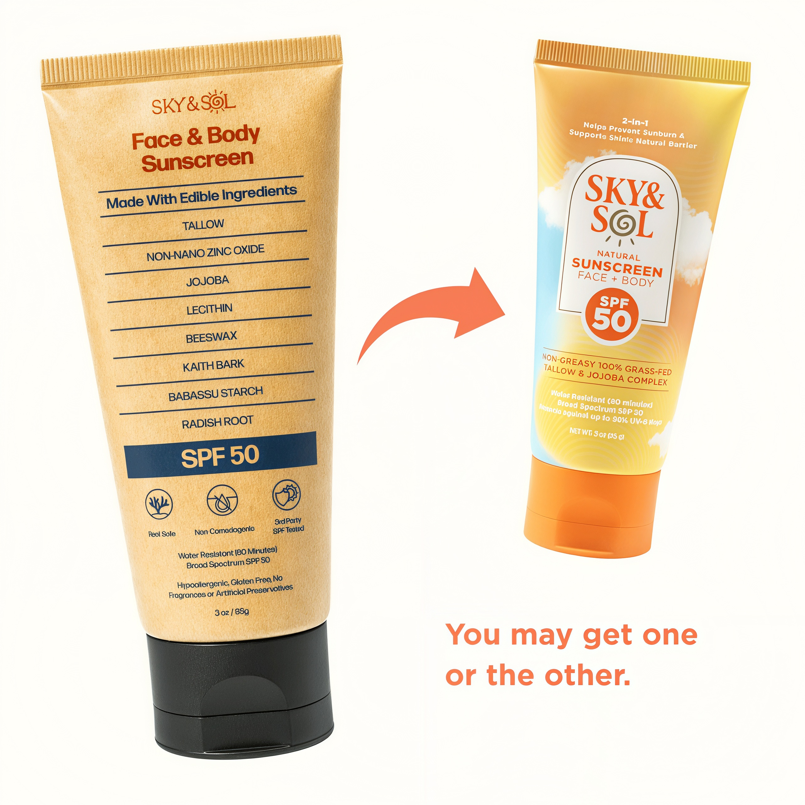 Sky and Sol Face & Body Sunscreen   SPF 30/50